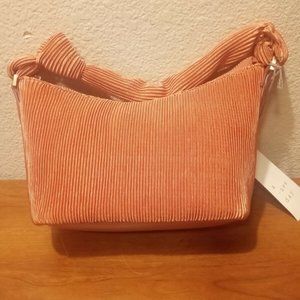 Pleated Crossbody Bag - A New Day, color: Coral Rose, new